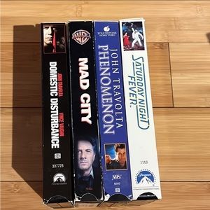 John Travolta VHS lot
